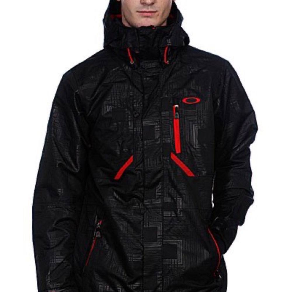 Oakley Men's Black and Red Jacket
